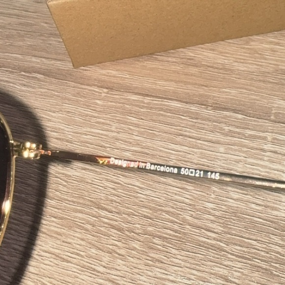 New Meller Y3 Goldcar Unisex Round Carbon Sunglasses — image 3 of 7